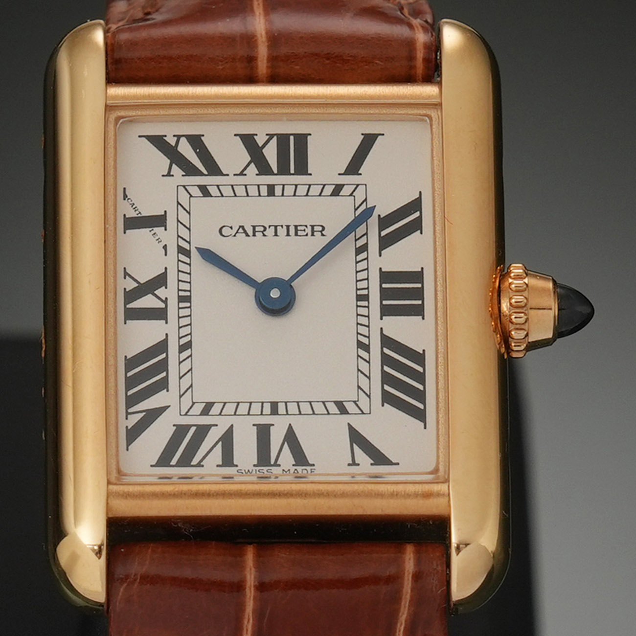 CARTIER(USED)까르띠에 탱크 루이 스몰 쿼츠 W1529856