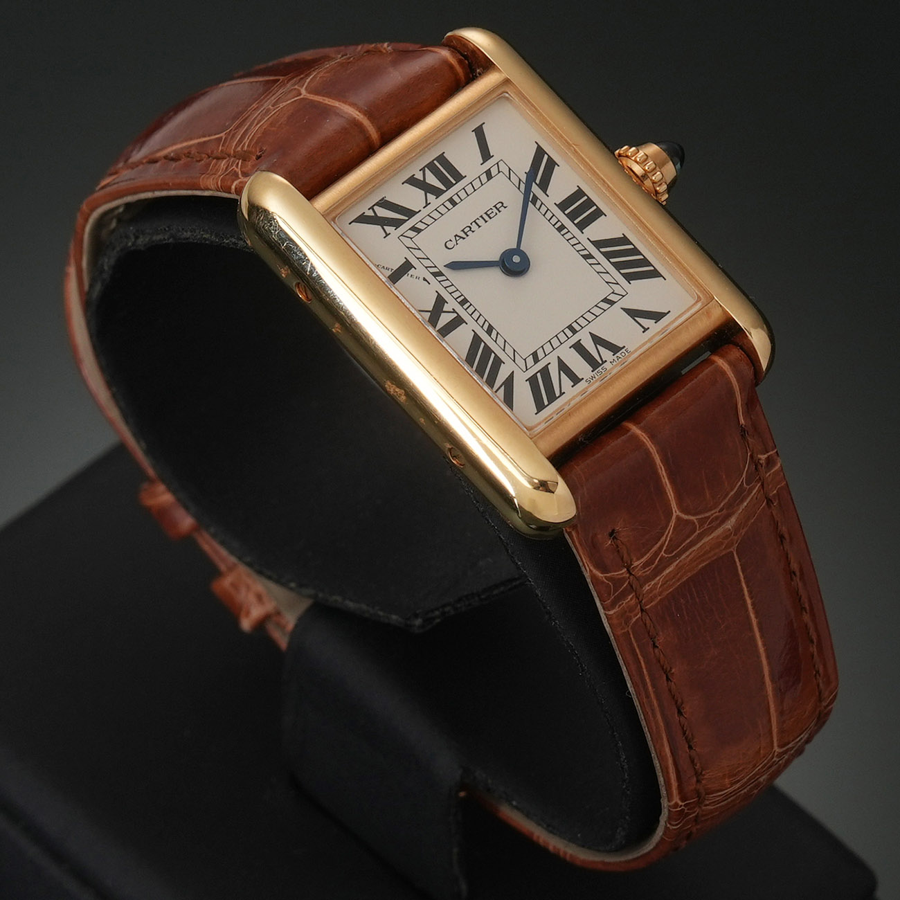 CARTIER(USED)까르띠에 탱크 루이 스몰 쿼츠 W1529856