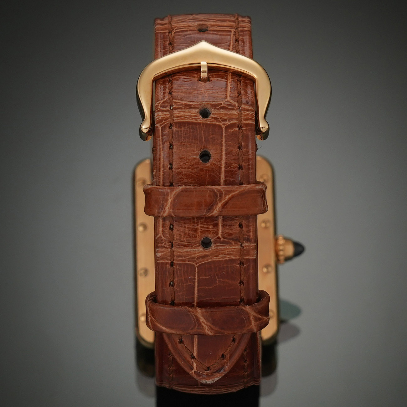CARTIER(USED)까르띠에 탱크 루이 스몰 쿼츠 W1529856