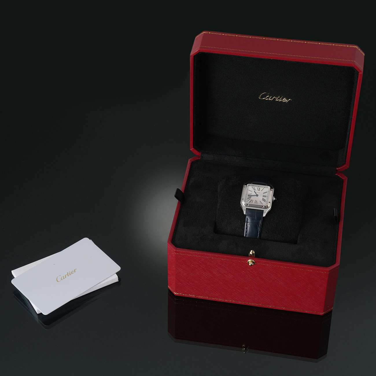 CARTIER(USED)까르띠에 산토스 뒤몽 스몰 쿼츠 WSSA0023