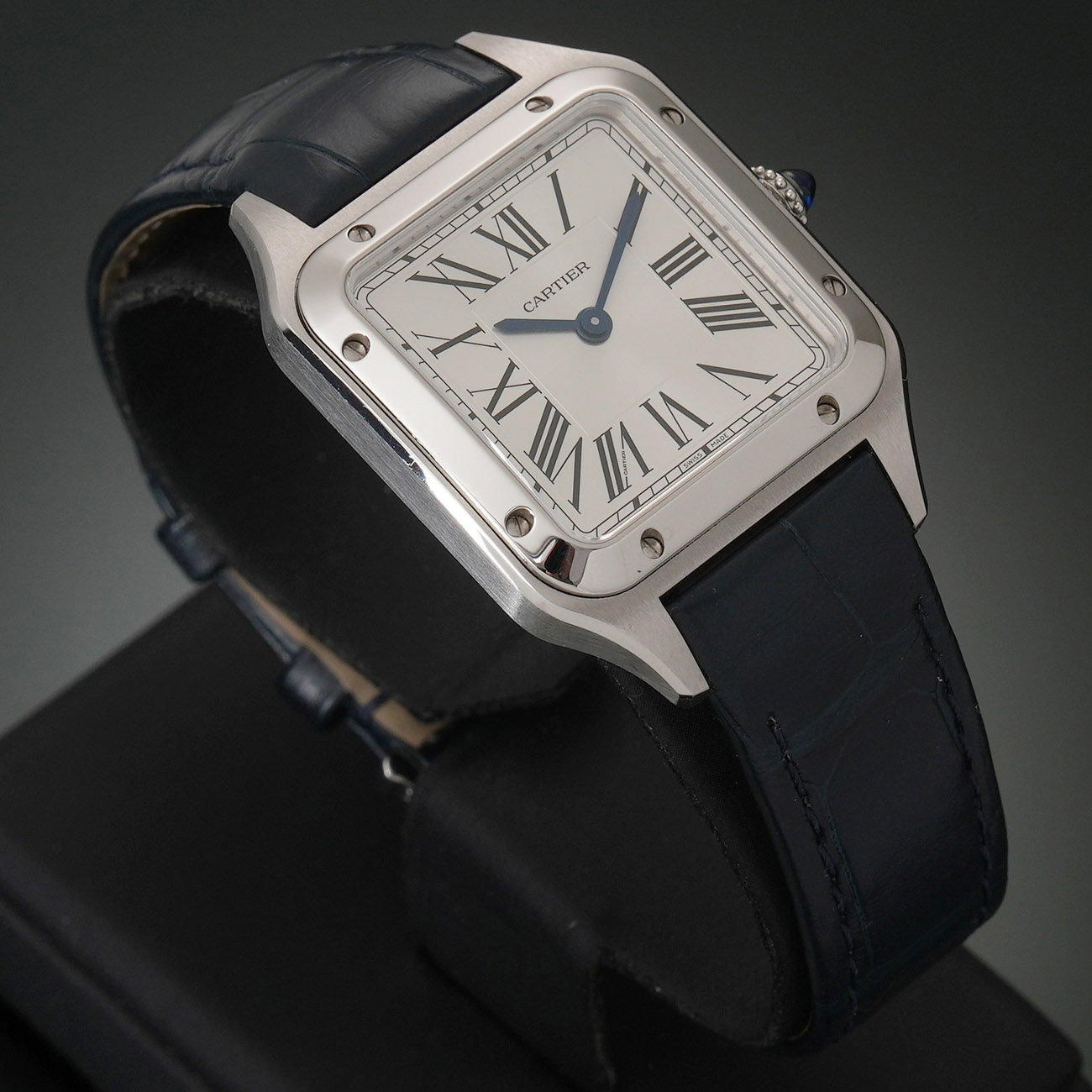 CARTIER(USED)까르띠에 산토스 뒤몽 스몰 쿼츠 WSSA0023