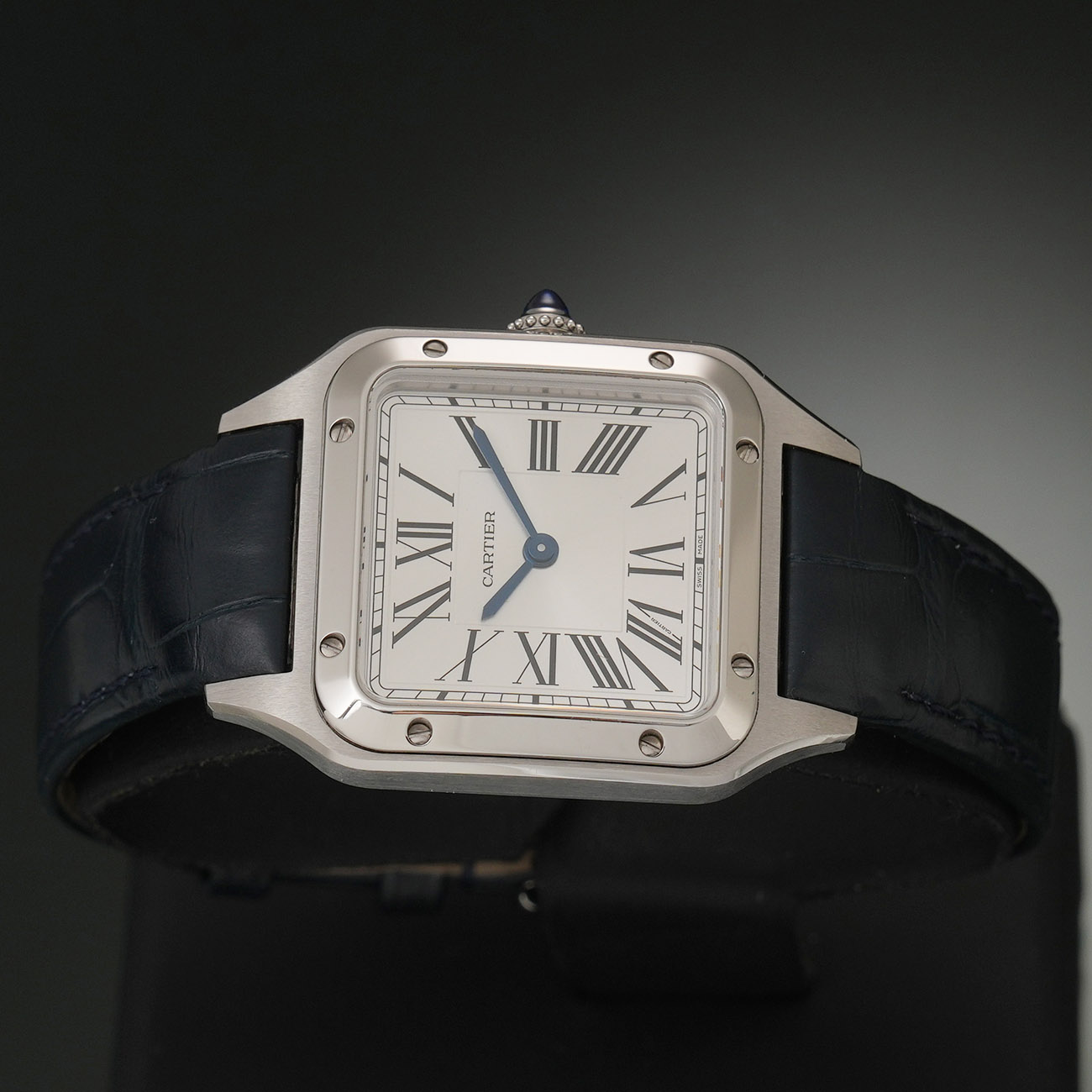 CARTIER(USED)까르띠에 산토스 뒤몽 스몰 쿼츠 WSSA0023