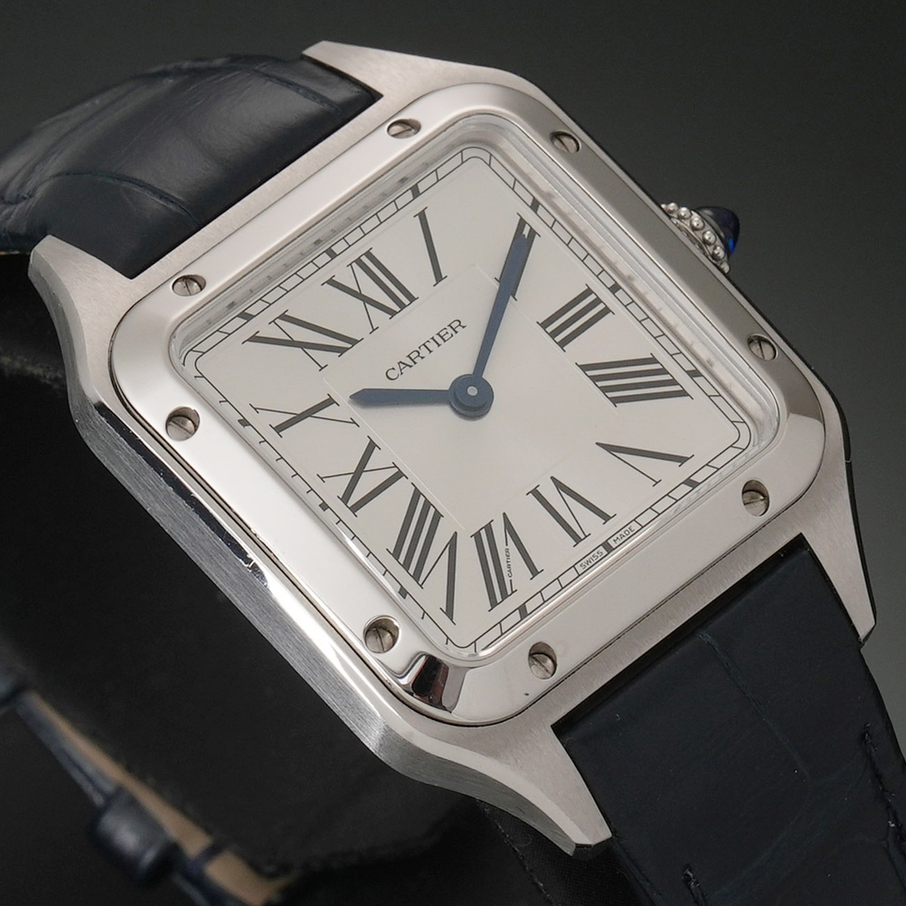 CARTIER(USED)까르띠에 산토스 뒤몽 스몰 쿼츠 WSSA0023