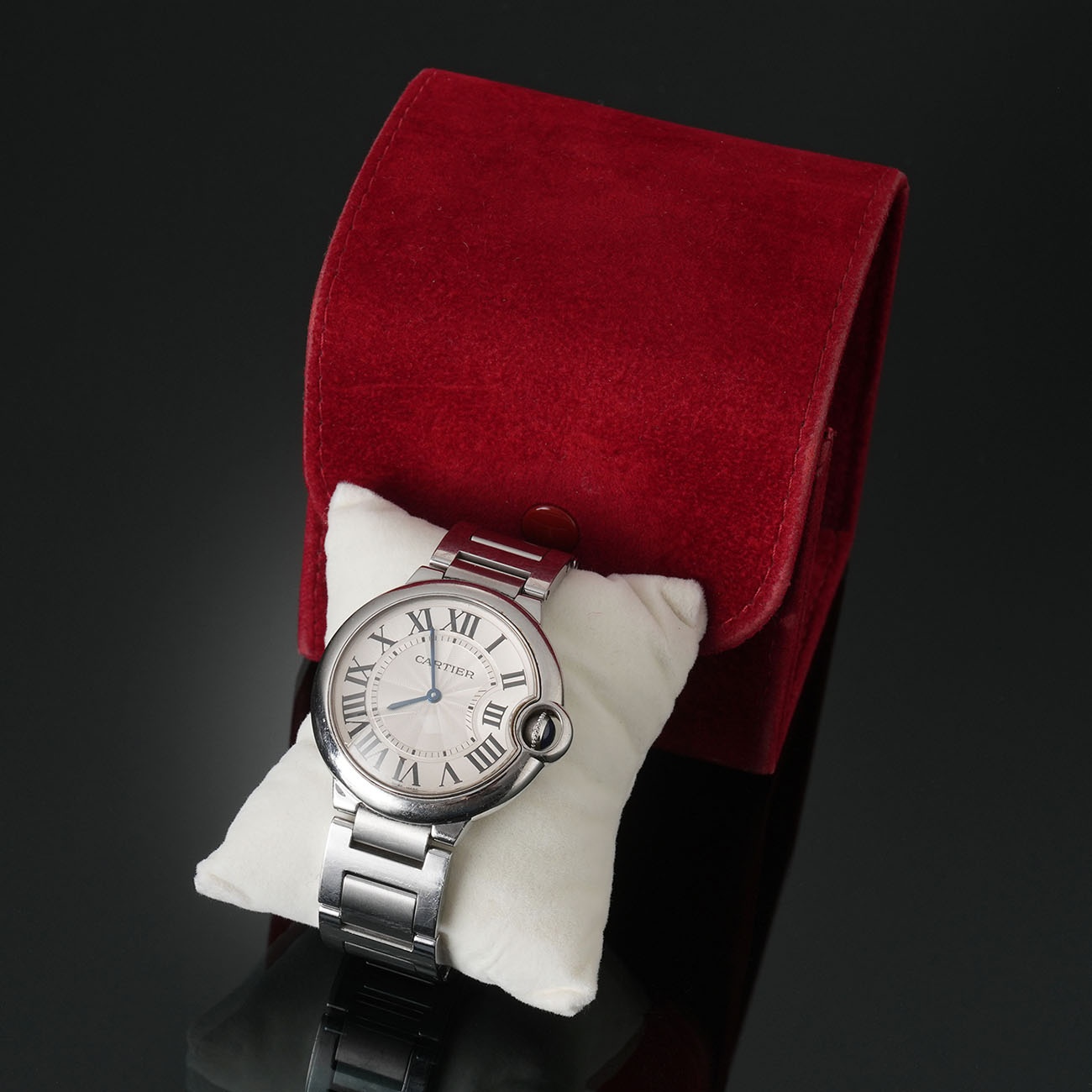 CARTIER(USED)까르띠에 발롱블루 36 쿼츠 W69011Z4