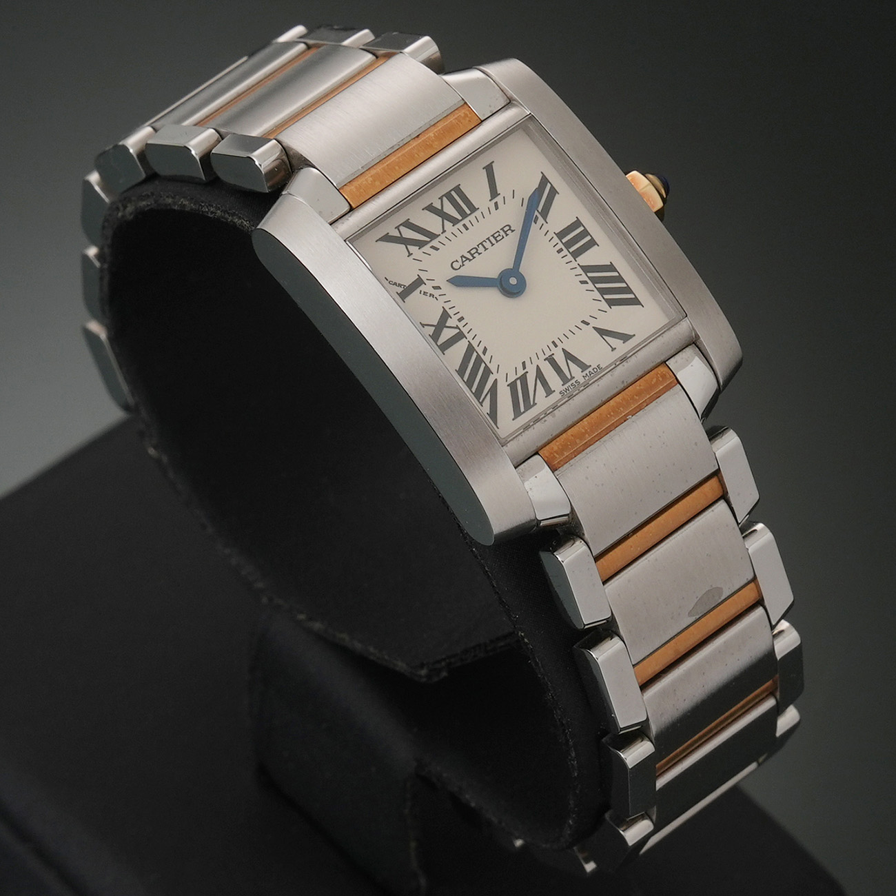 CARTIER(USED)까르띠에 탱크 프랑세즈 콤비 W51007Q4