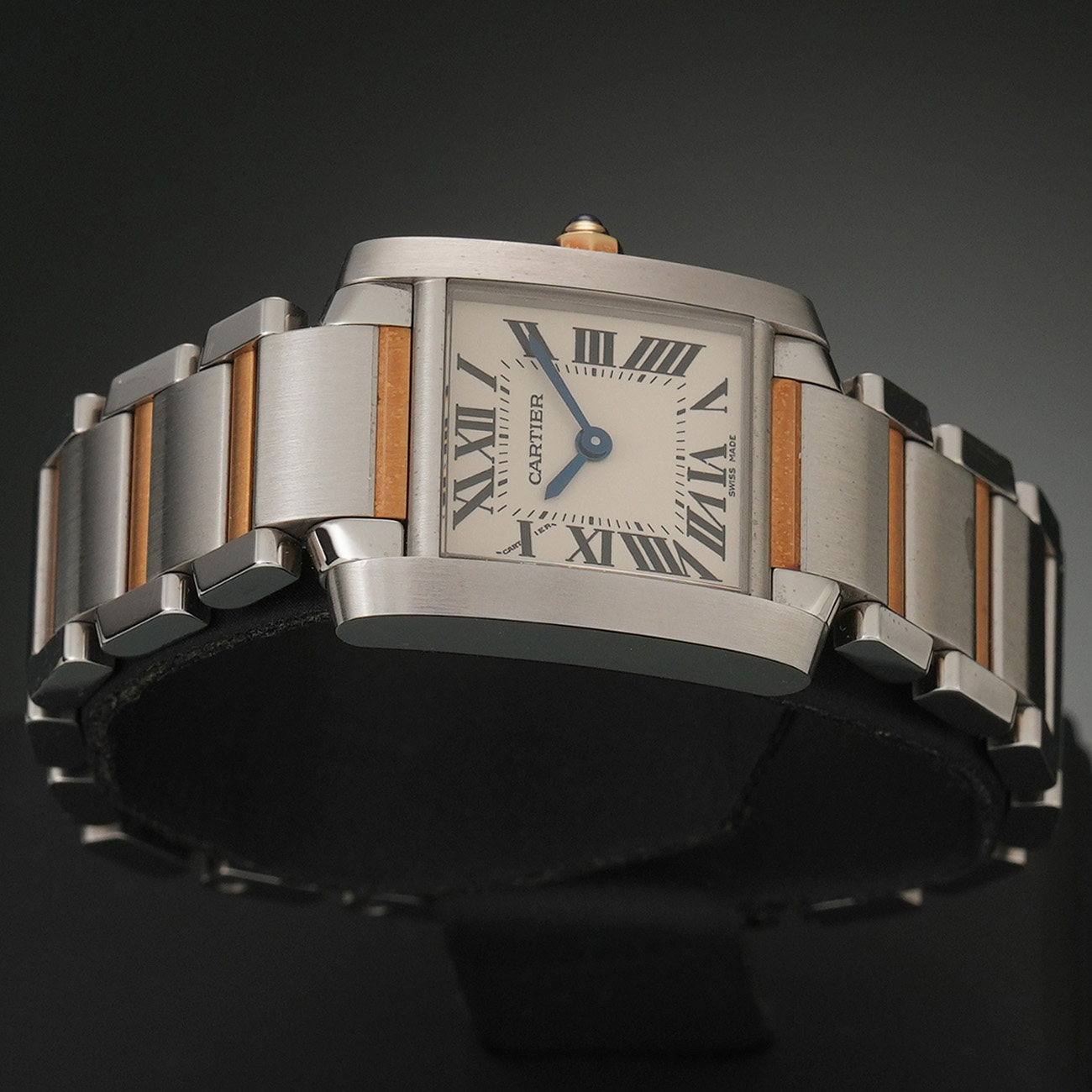 CARTIER(USED)까르띠에 탱크 프랑세즈 콤비 W51007Q4