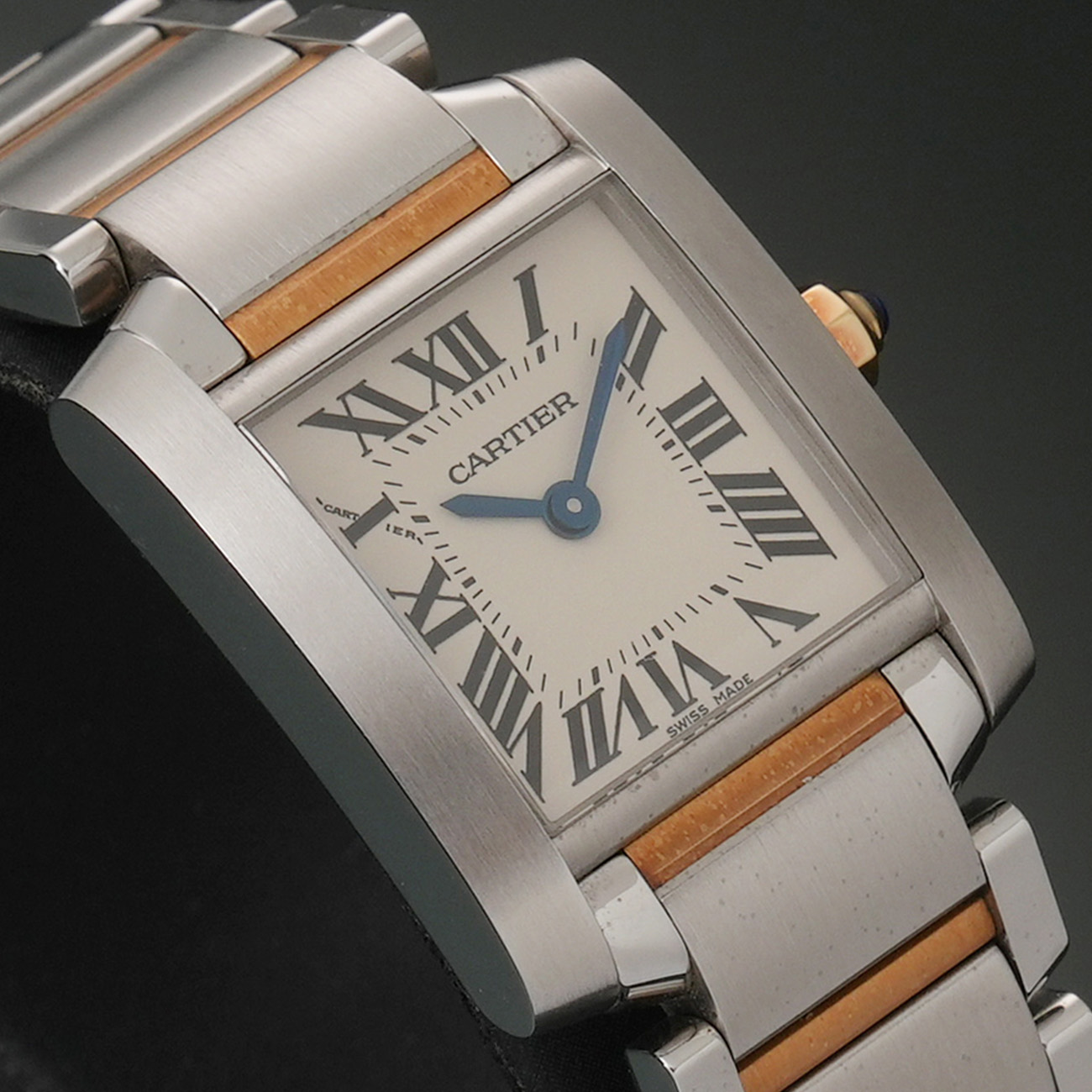 CARTIER(USED)까르띠에 탱크 프랑세즈 콤비 W51007Q4
