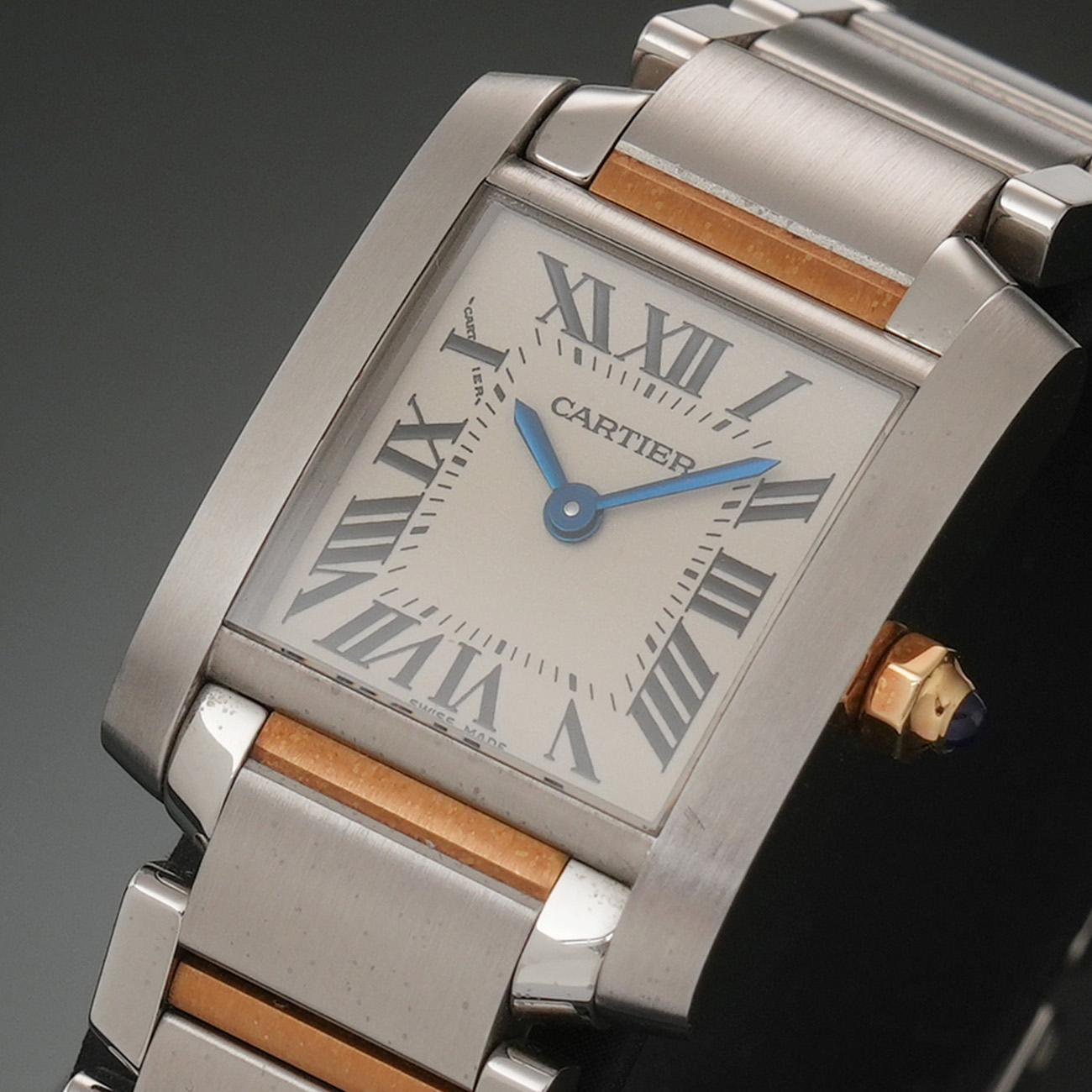 CARTIER(USED)까르띠에 탱크 프랑세즈 콤비 W51007Q4