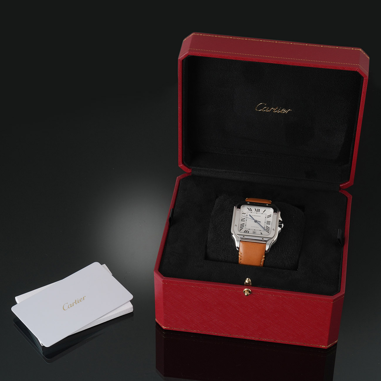 CARTIER(USED)까르띠에 산토스 라지 WSSA0018