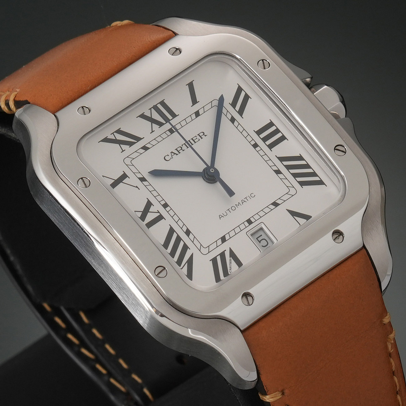 CARTIER(USED)까르띠에 산토스 라지 WSSA0018