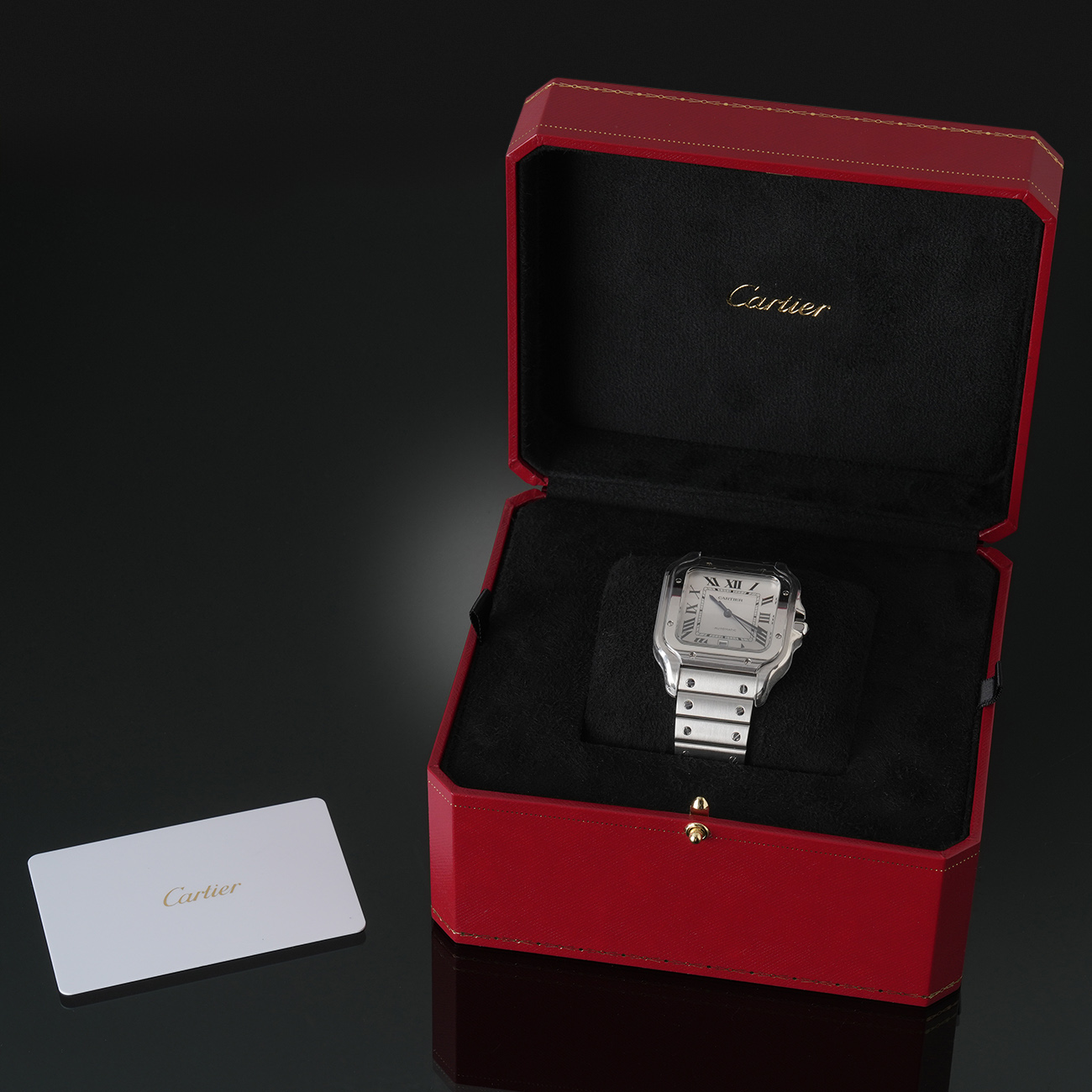 CARTIER(USED)까르띠에 산토스 라지 WSSA0018
