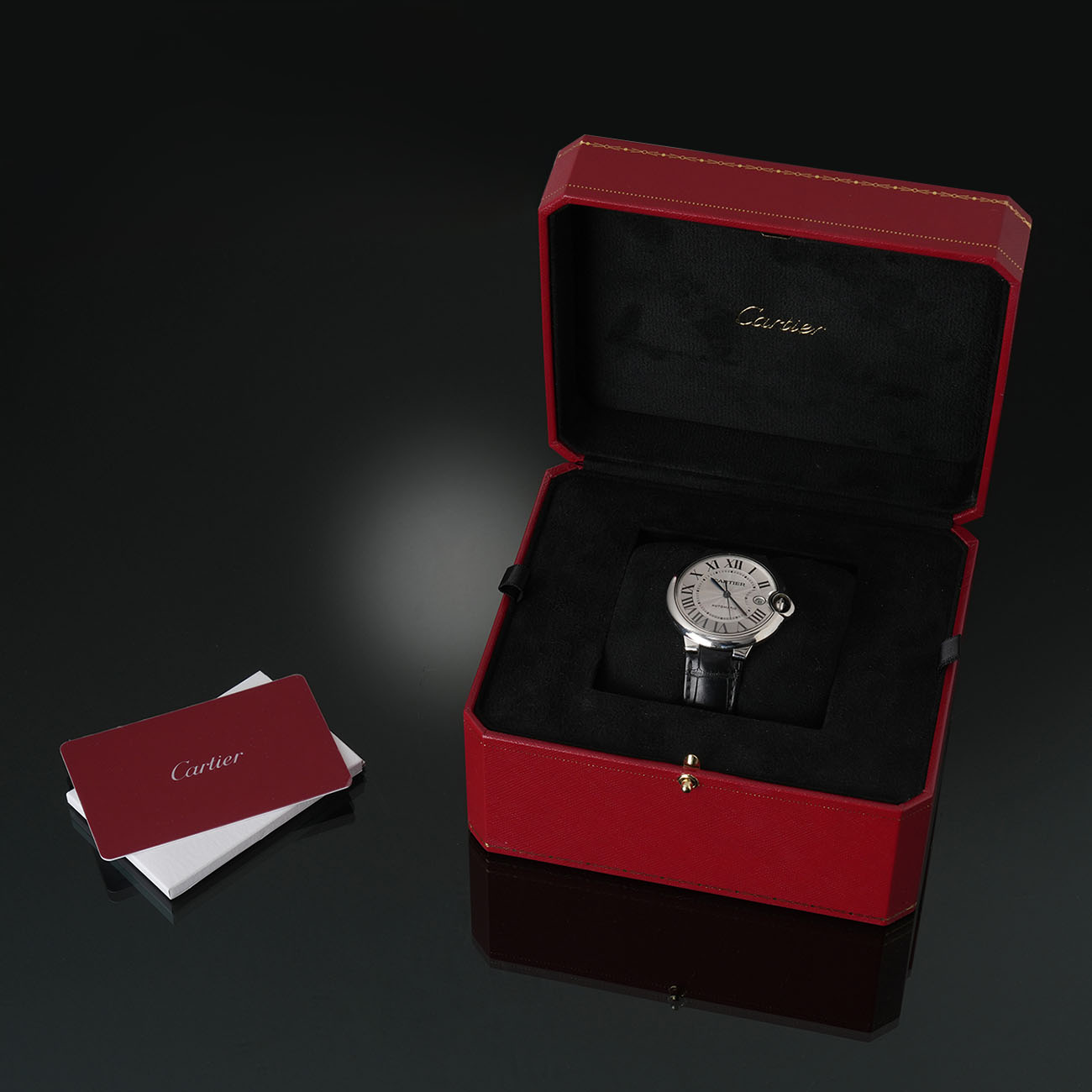 CARTIER(USED)까르띠에 발롱블루 40 스틸 오토 WSBB0039