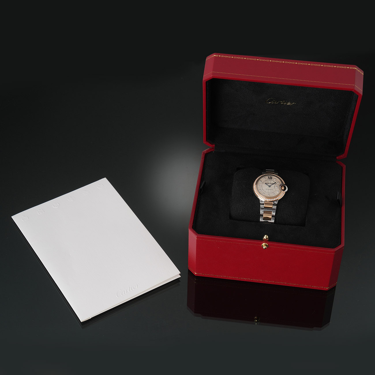 CARTIER(USED)까르띠에 발롱블루 33 콤비 11P 다이아베젤