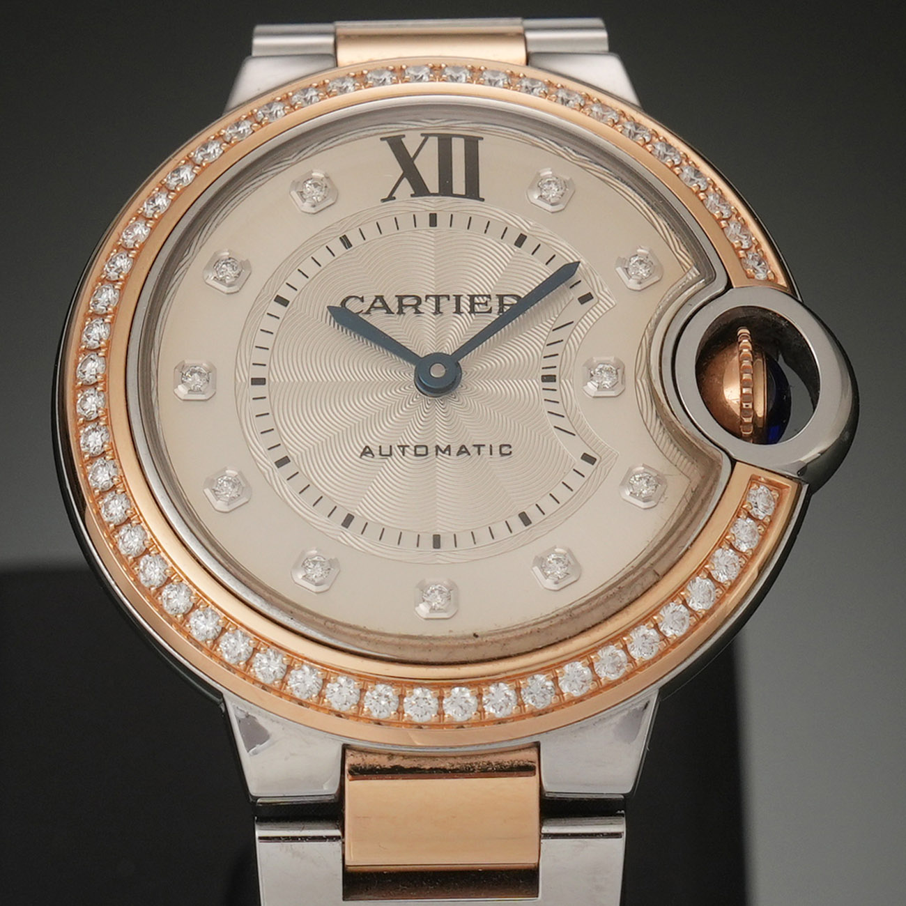 CARTIER(USED)까르띠에 발롱블루 33 콤비 11P 다이아베젤