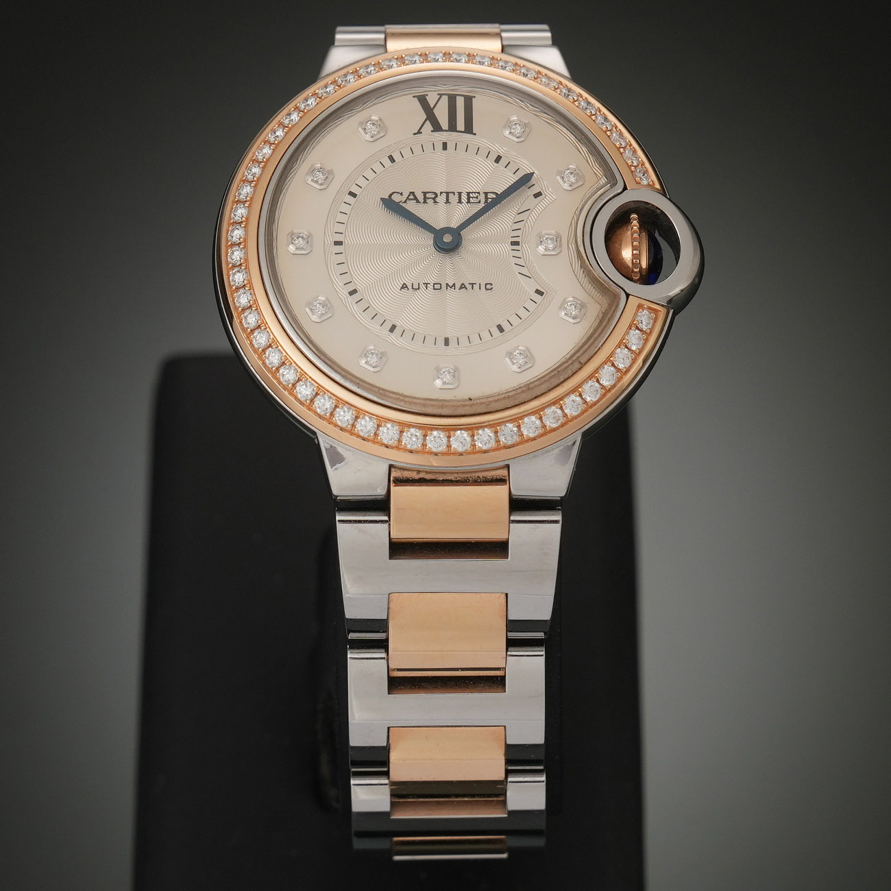 CARTIER(USED)까르띠에 발롱블루 33 콤비 11P 다이아베젤