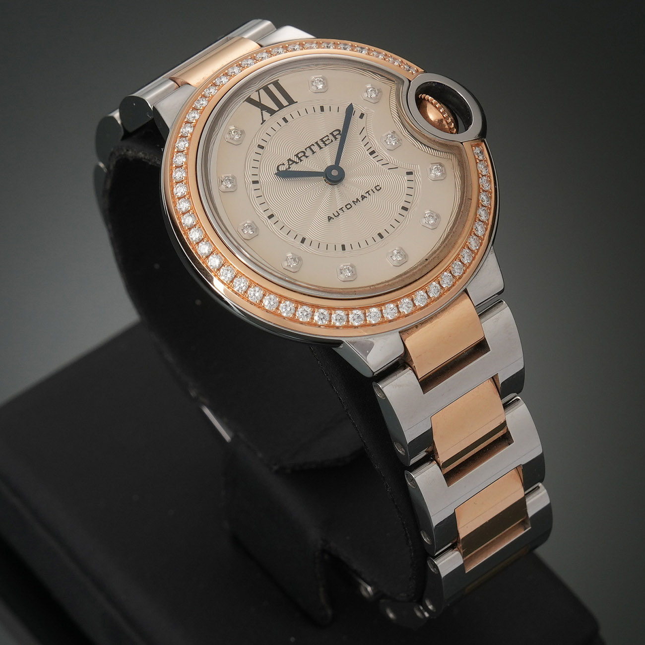 CARTIER(USED)까르띠에 발롱블루 33 콤비 11P 다이아베젤