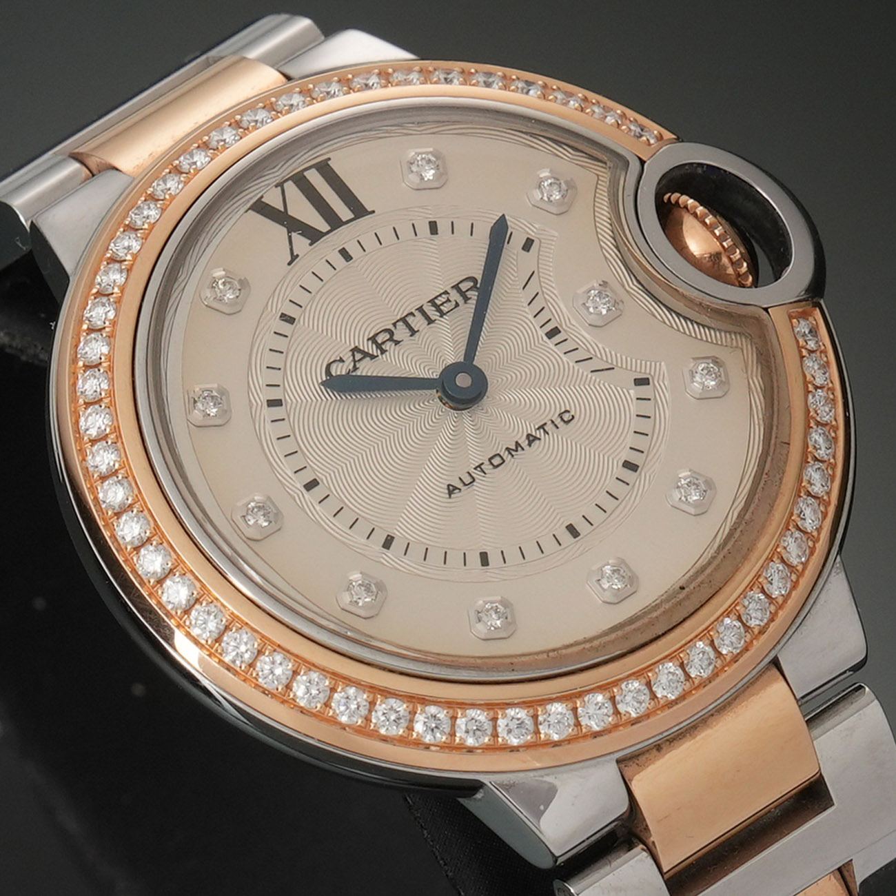 CARTIER(USED)까르띠에 발롱블루 33 콤비 11P 다이아베젤
