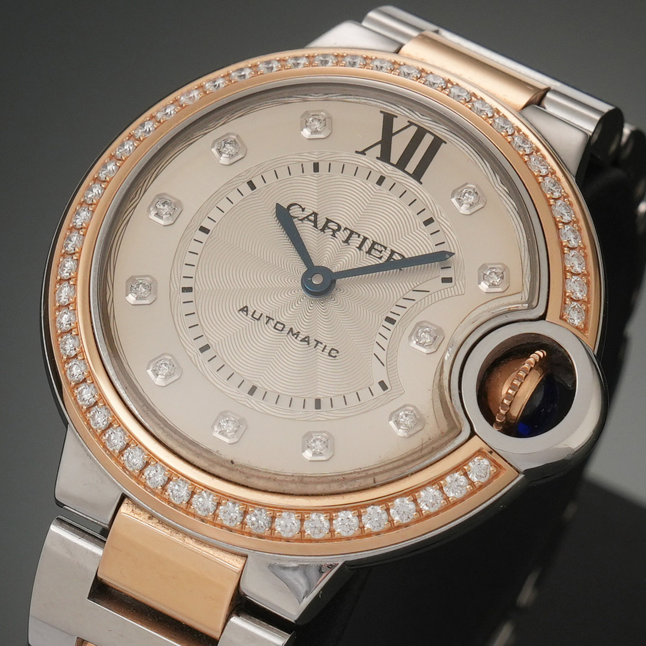 CARTIER(USED)까르띠에 발롱블루 33 콤비 11P 다이아베젤