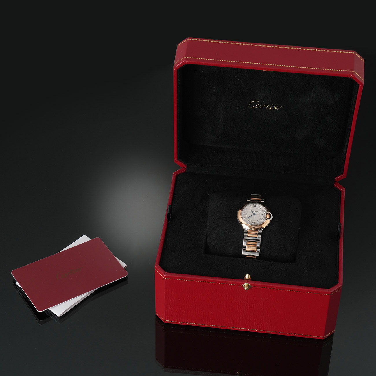 CARTIER(USED)까르띠에 발롱블루 28 콤비 11P