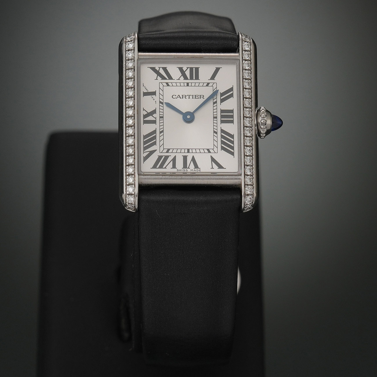CARTIER(USED)까르띠에 탱크 머스트 스몰 다이아베젤 WT4A0016