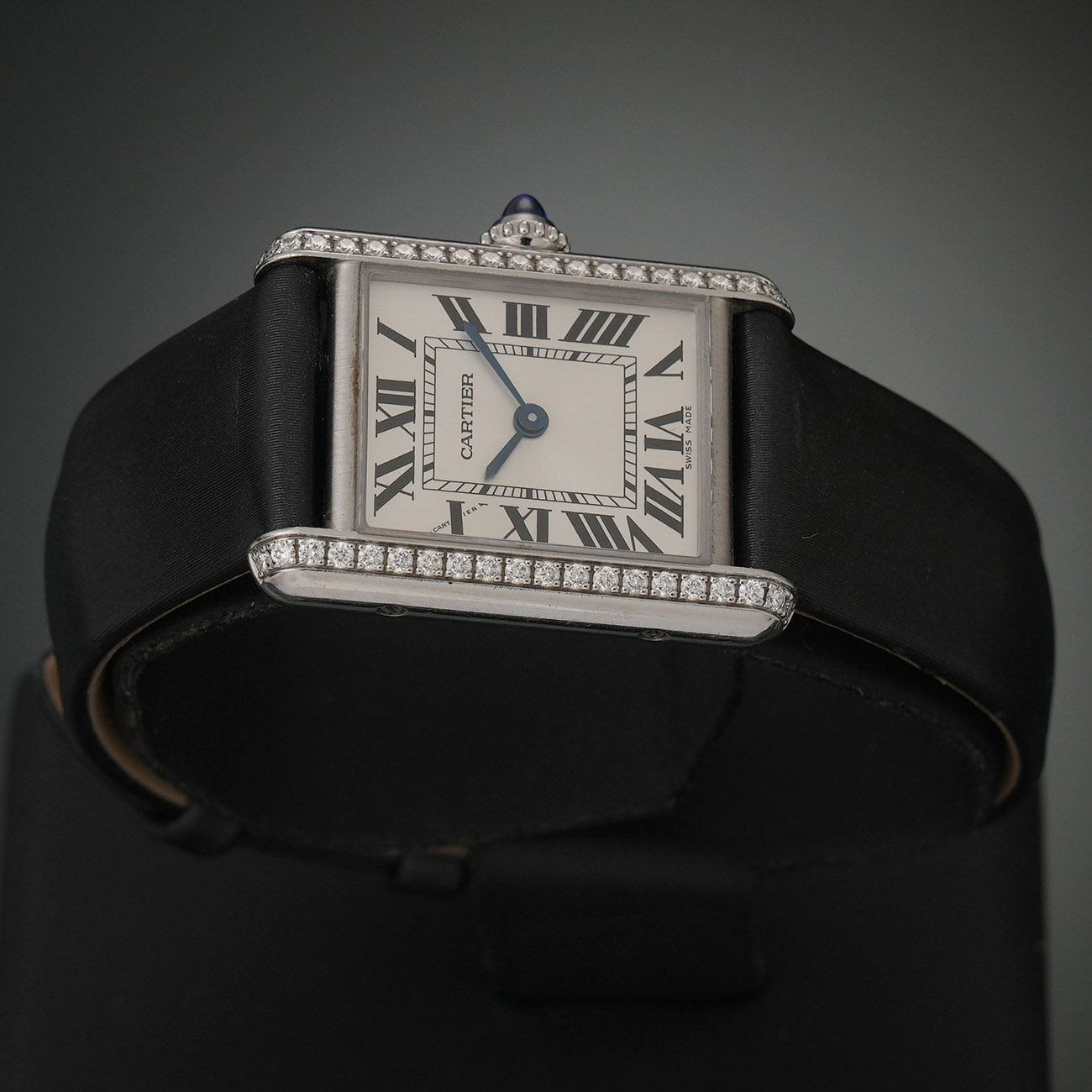CARTIER(USED)까르띠에 탱크 머스트 스몰 다이아베젤 WT4A0016