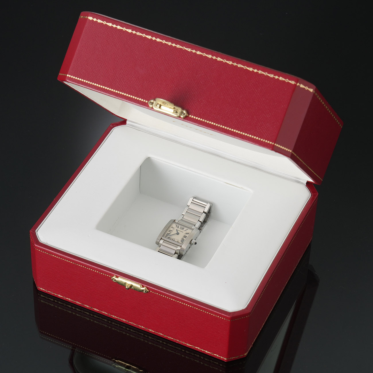 CARTIER(USED)까르띠에 프랑세즈 스틸 스몰 W51008Q3