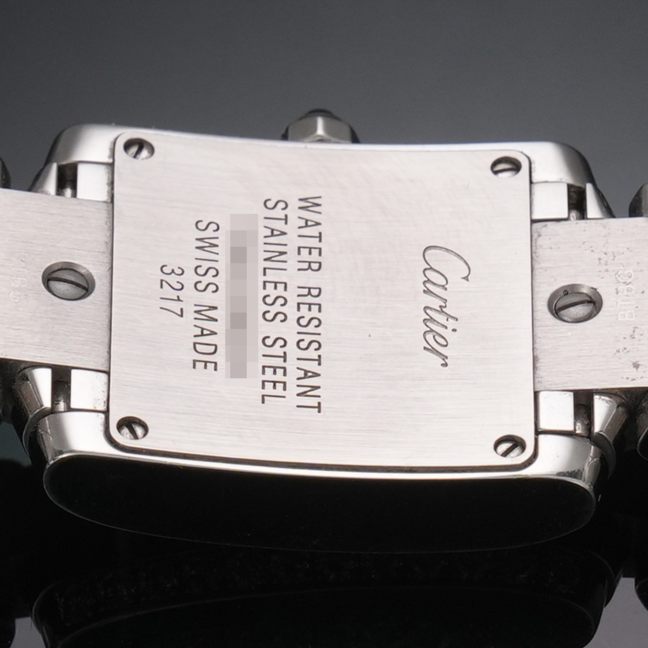 CARTIER(USED)까르띠에 탱크 프랑세즈 다이아베젤 스몰 워치