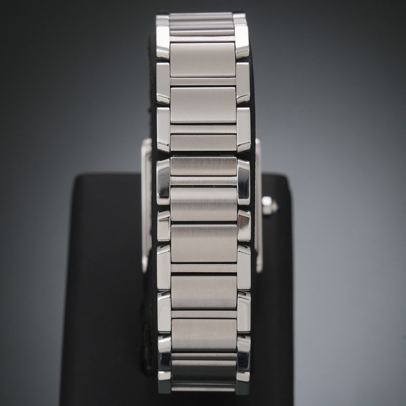 CARTIER(USED)까르띠에 탱크 프랑세즈 다이아베젤 스몰 워치