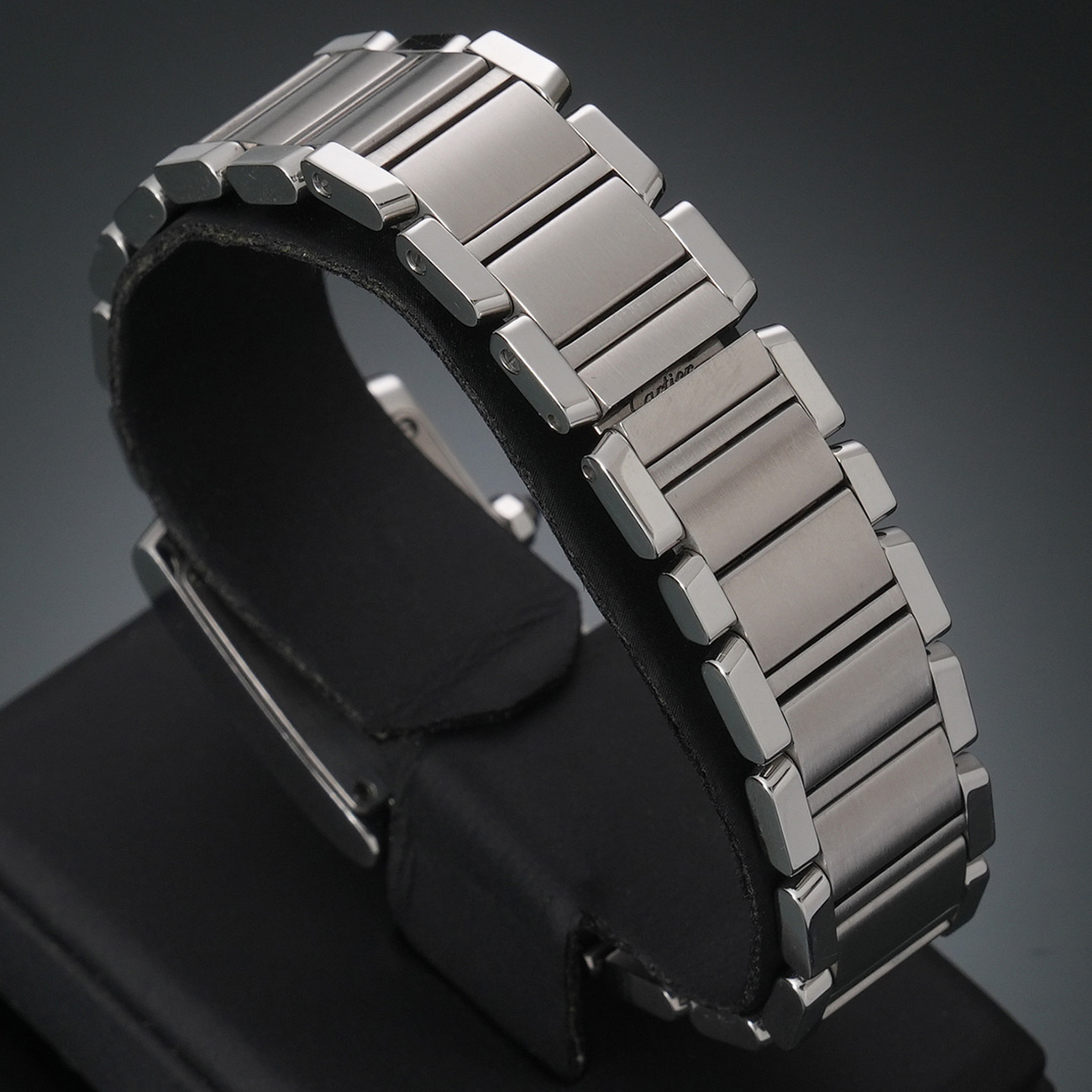 CARTIER(USED)까르띠에 탱크 프랑세즈 다이아베젤 스몰 워치
