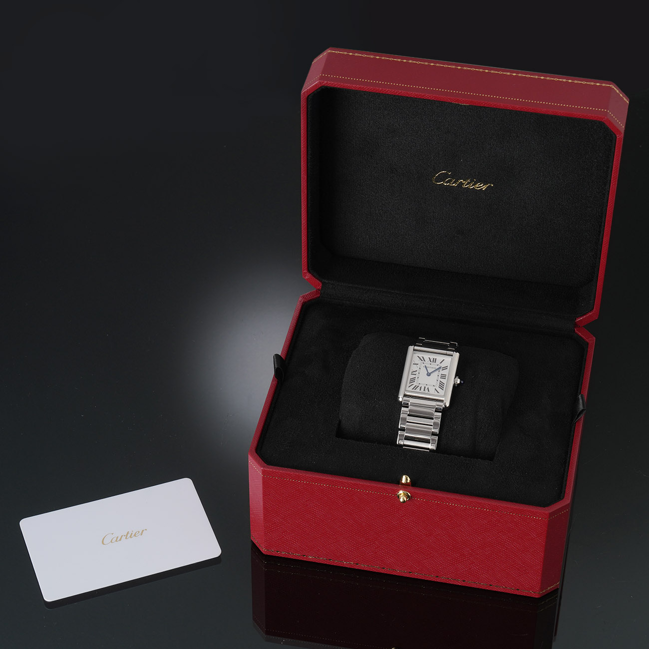 CARTIER(USED)까르띠에 탱크 머스트 라지 스틸 WSTA0052