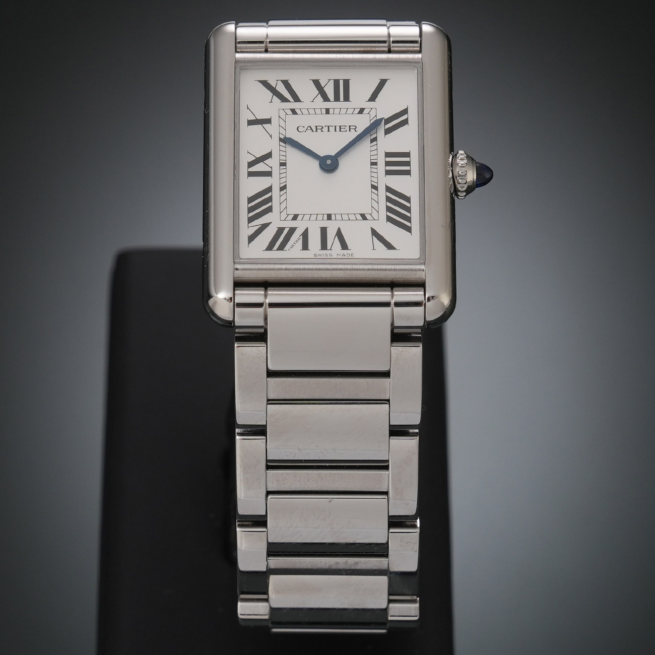 CARTIER(USED)까르띠에 탱크 머스트 라지 스틸 WSTA0052
