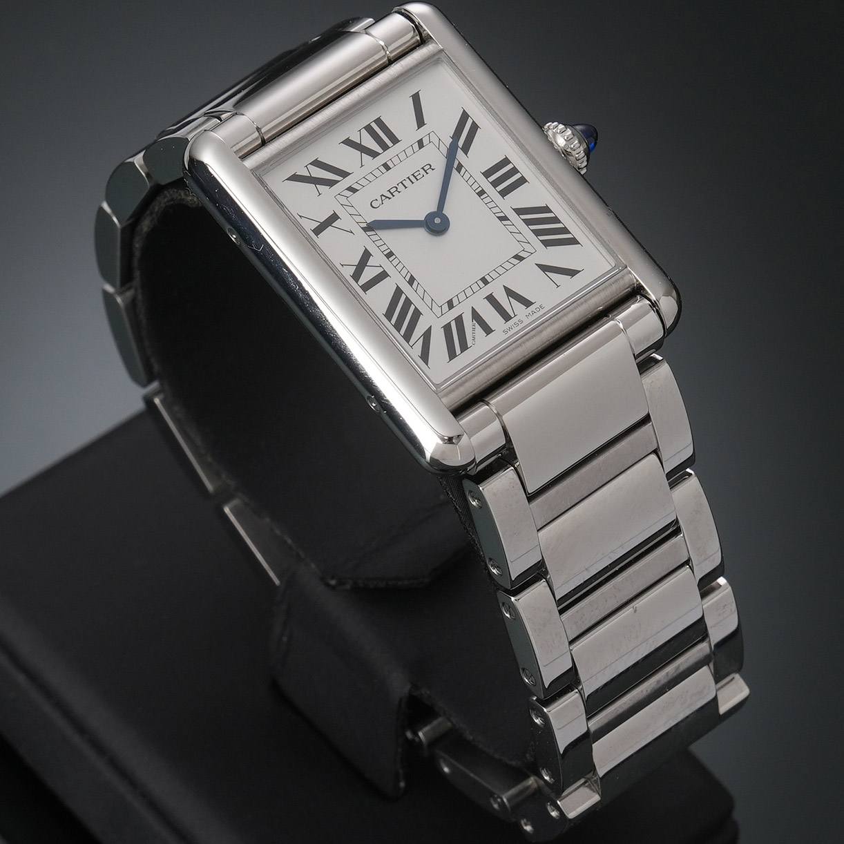 CARTIER(USED)까르띠에 탱크 머스트 라지 스틸 WSTA0052