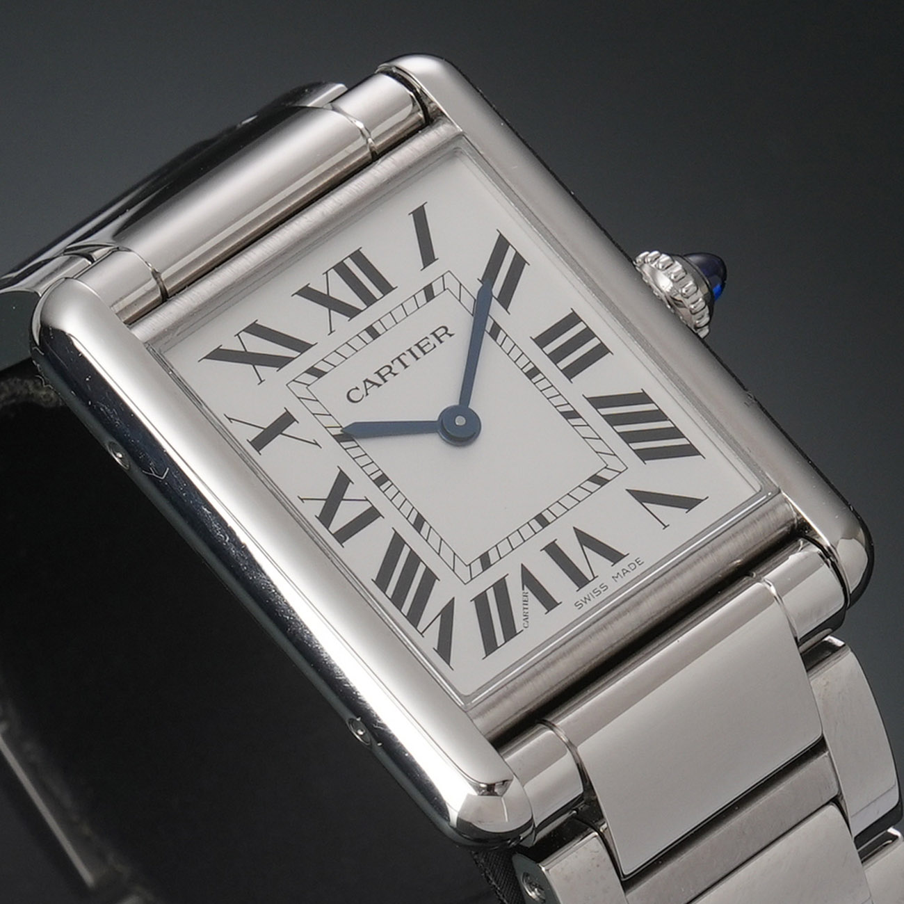 CARTIER(USED)까르띠에 탱크 머스트 라지 스틸 WSTA0052
