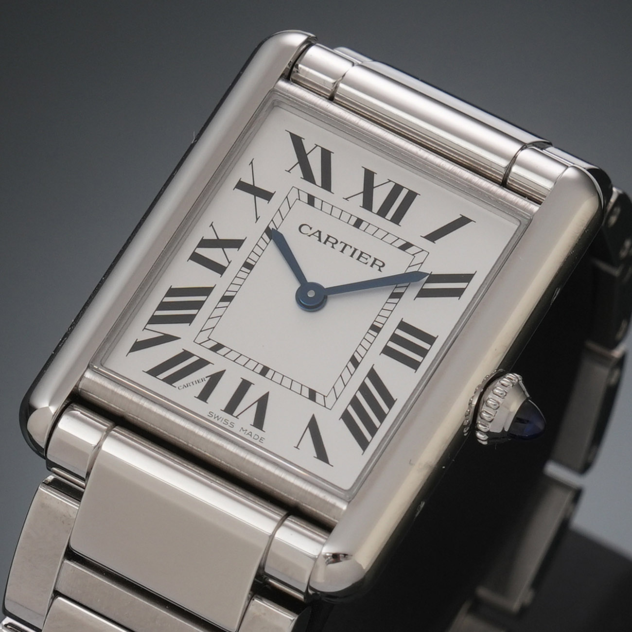 CARTIER(USED)까르띠에 탱크 머스트 라지 스틸 WSTA0052