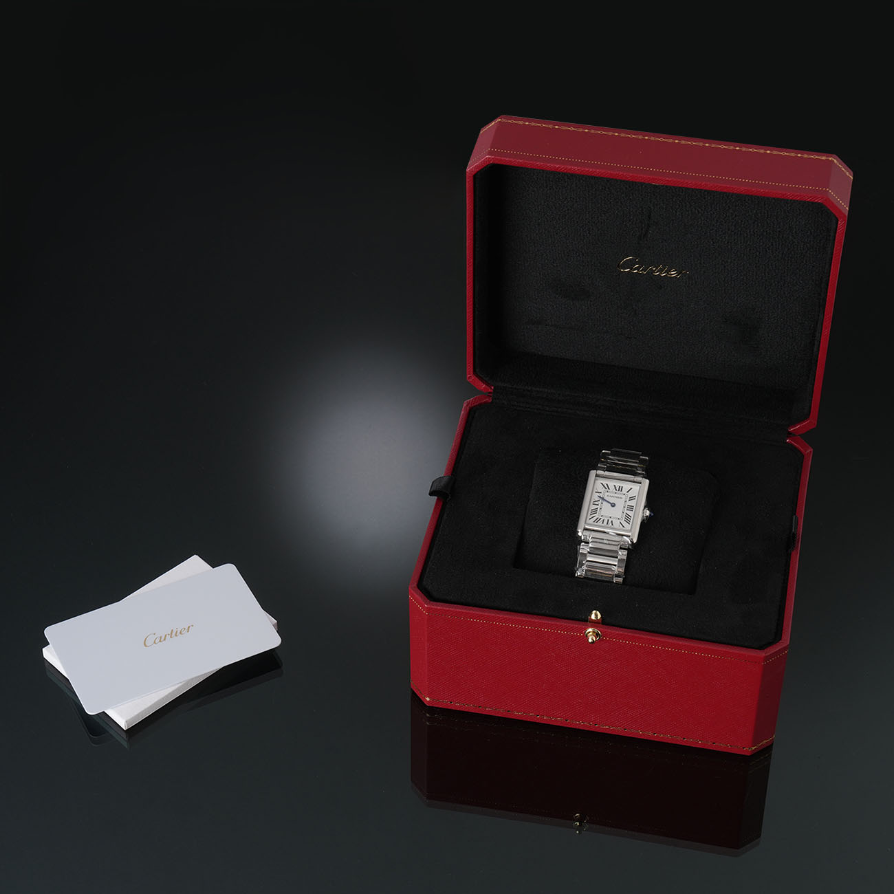CARTIER(USED)까르띠에 탱크 머스트 라지 스틸 WSTA0106