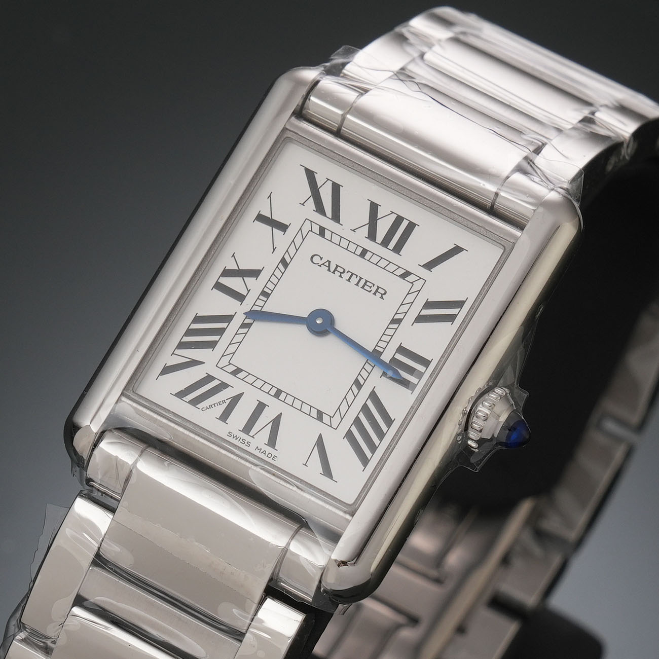 CARTIER(USED)까르띠에 탱크 머스트 라지 스틸 WSTA0106