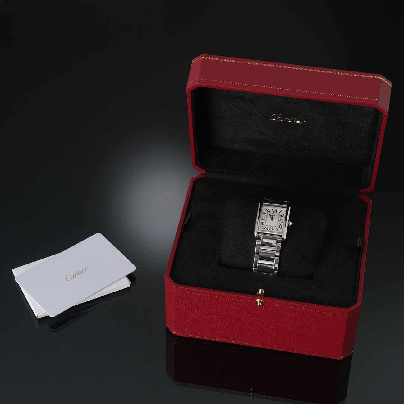 CARTIER(USED)까르띠에 탱크 머스트 라지 스틸 WSTA0052