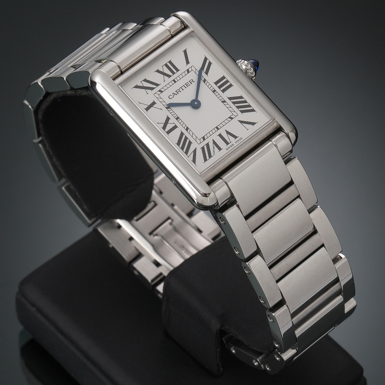 CARTIER(USED)까르띠에 탱크 머스트 라지 스틸 WSTA0052