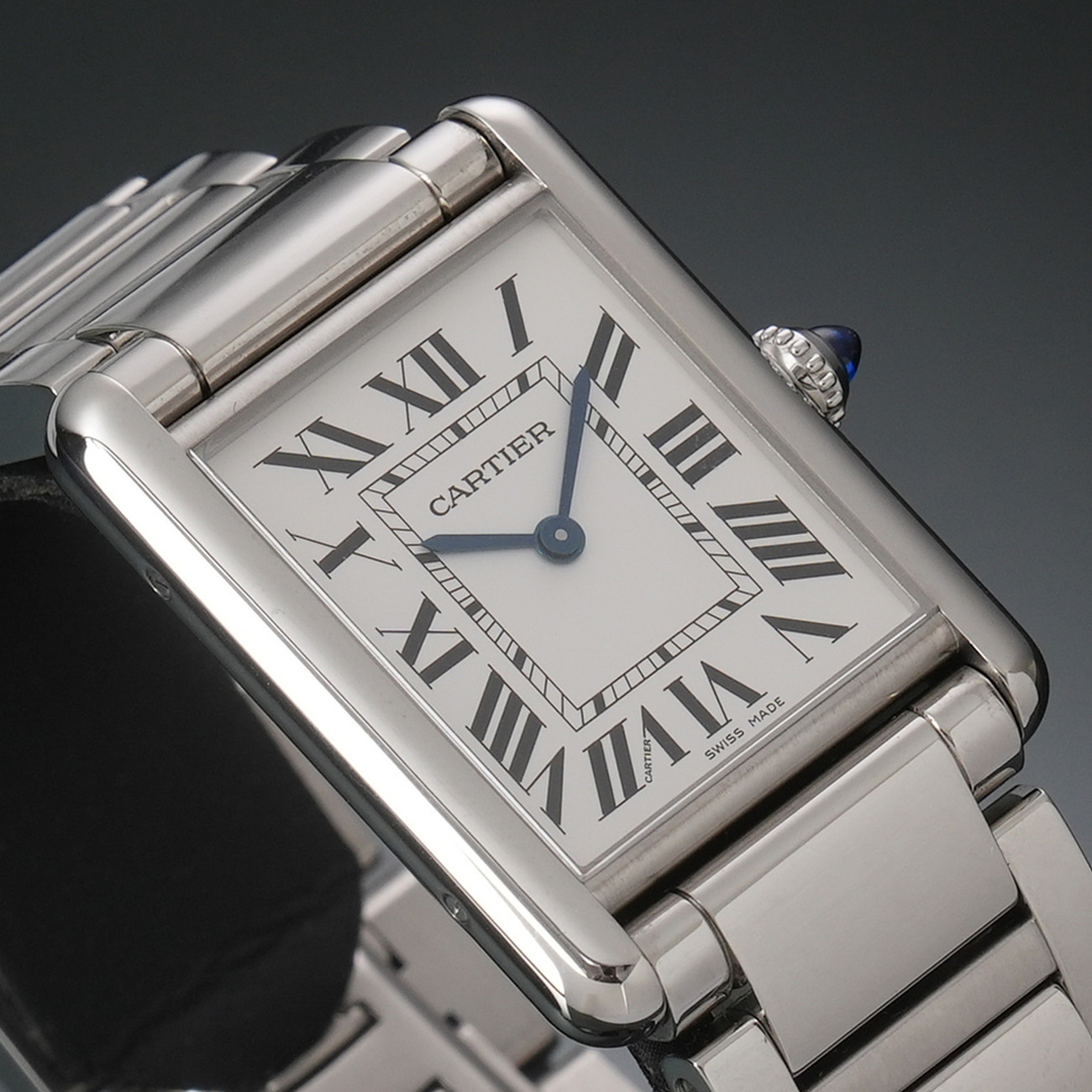 CARTIER(USED)까르띠에 탱크 머스트 라지 스틸 WSTA0052