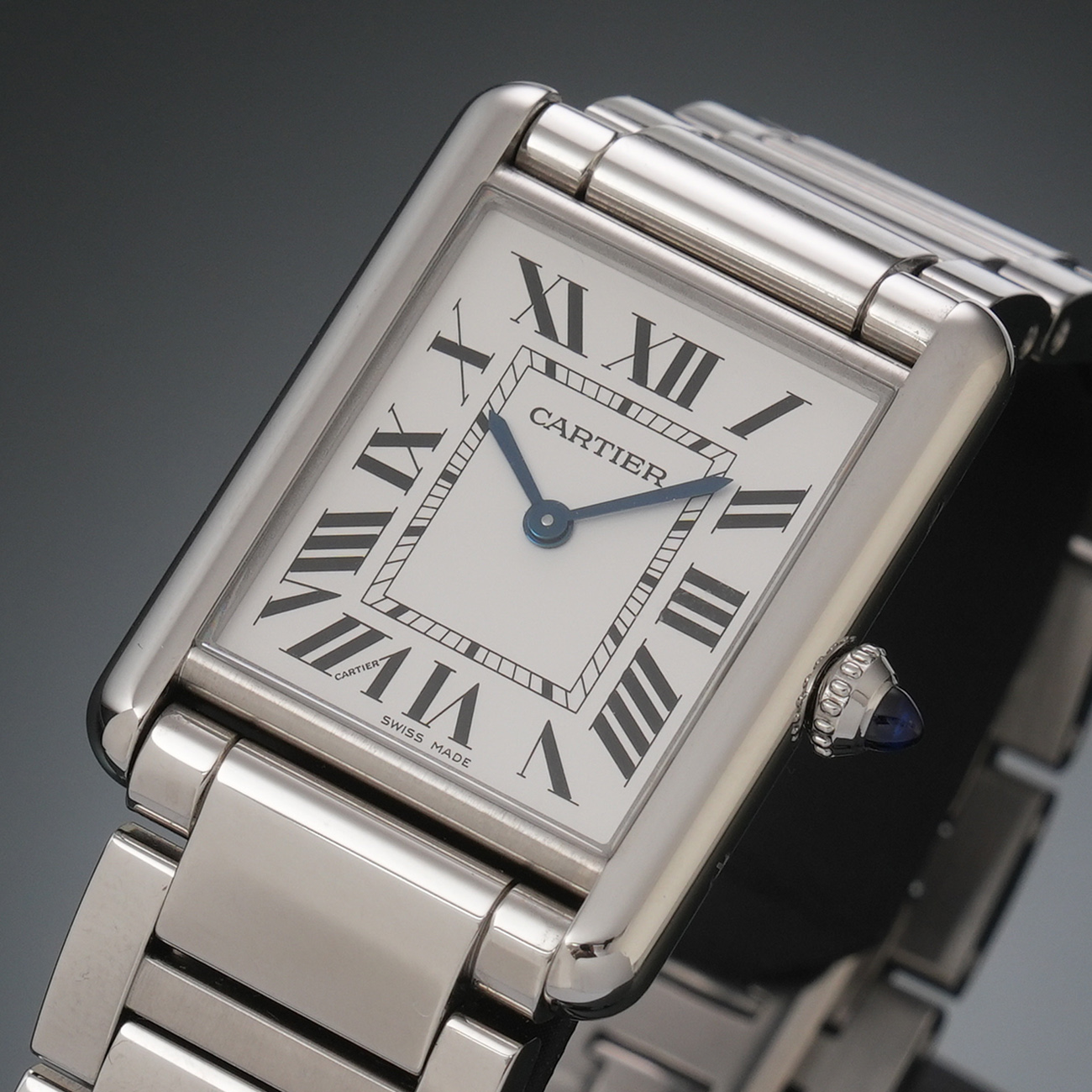 CARTIER(USED)까르띠에 탱크 머스트 라지 스틸 WSTA0052