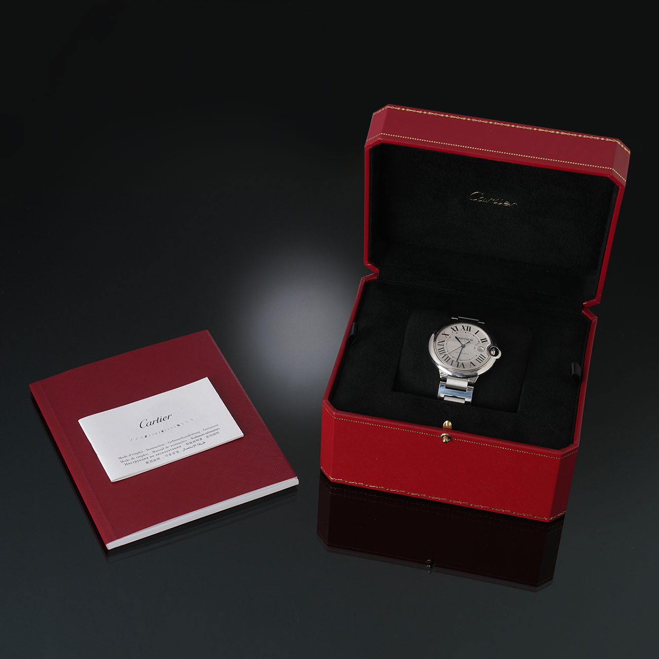 CARTIER(USED)까르띠에 발롱블루 42 오토 W69012Z4