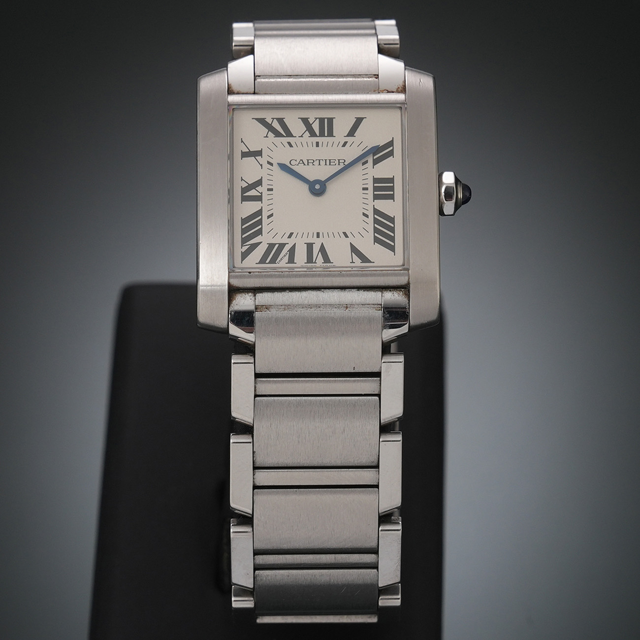 CARTIER(USED)까르띠에 탱크 프랑세즈 미듐 WSTA0005