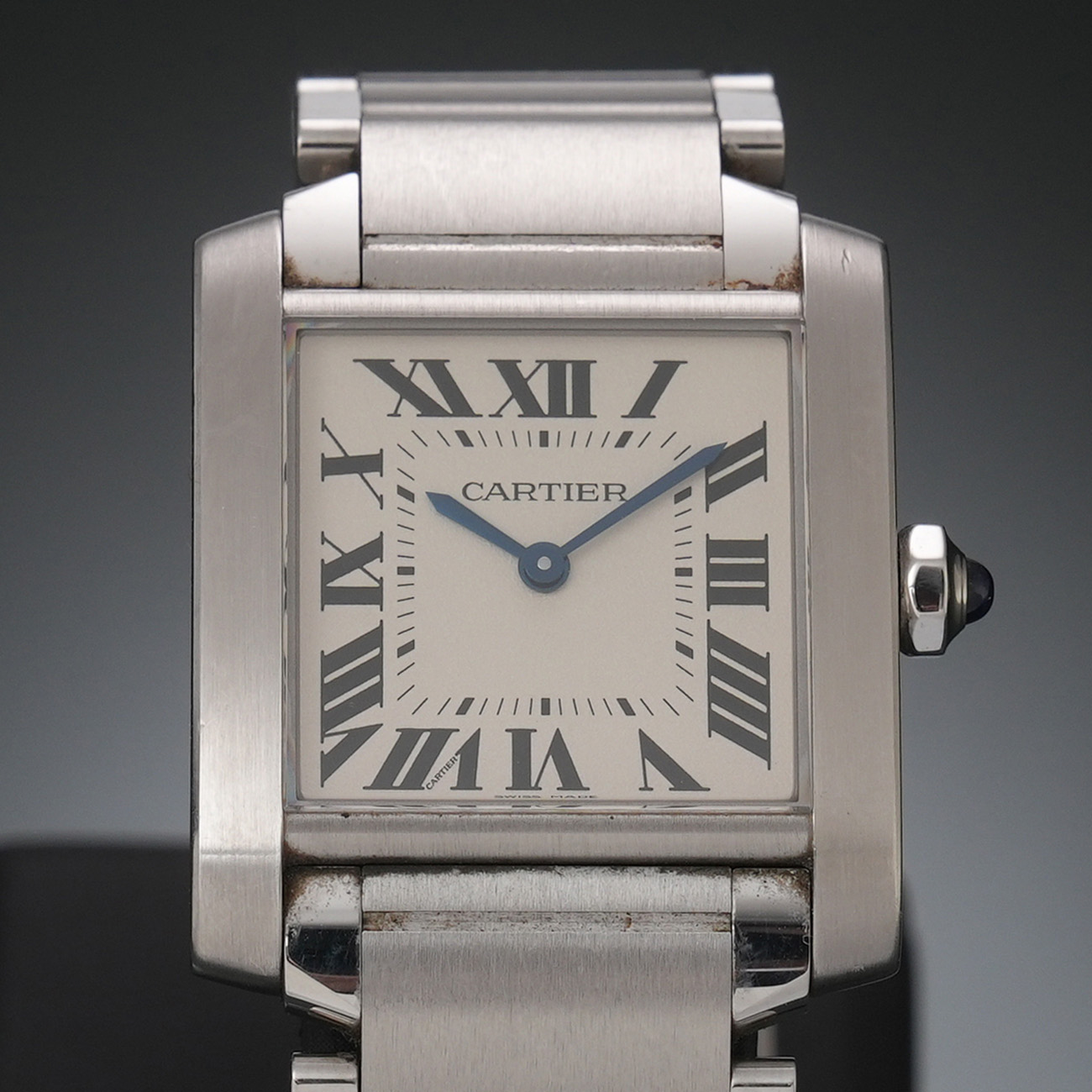 CARTIER(USED)까르띠에 탱크 프랑세즈 미듐 WSTA0005