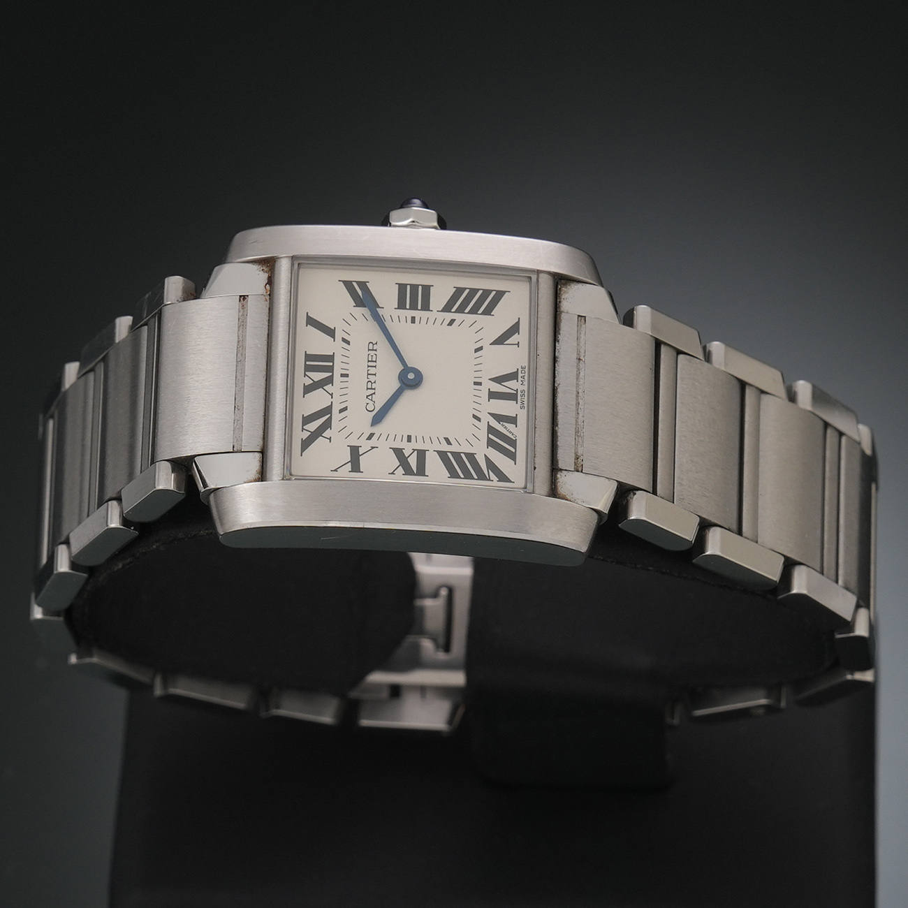 CARTIER(USED)까르띠에 탱크 프랑세즈 미듐 WSTA0005