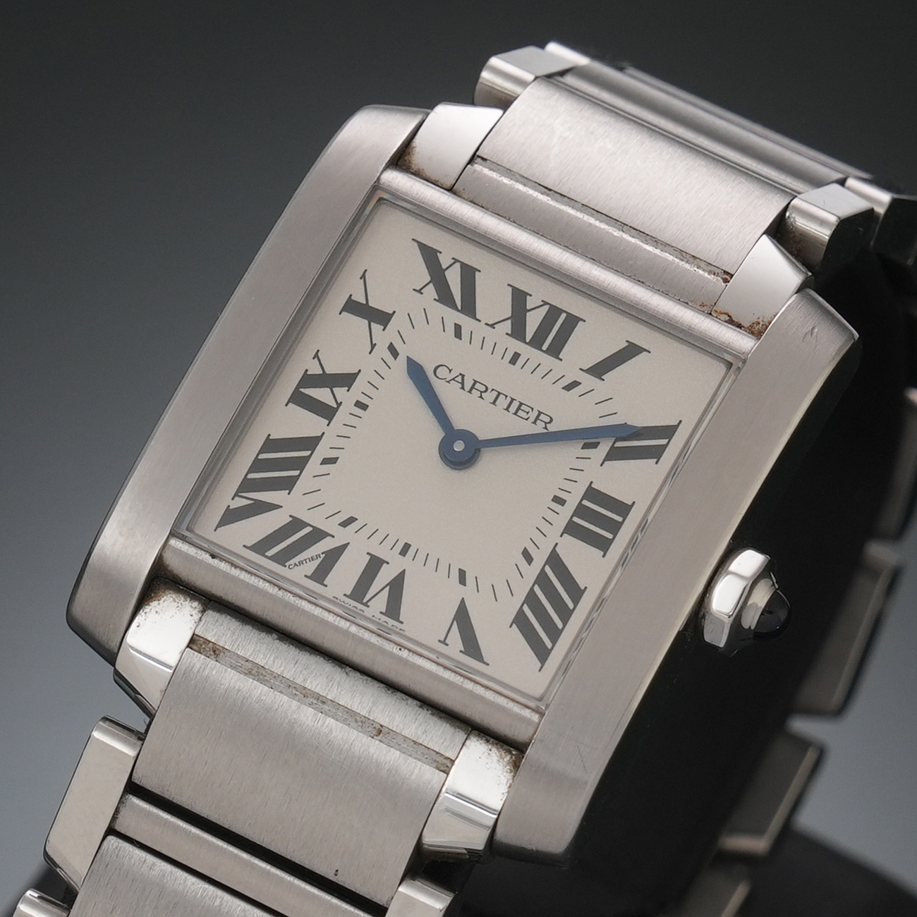 CARTIER(USED)까르띠에 탱크 프랑세즈 미듐 WSTA0005