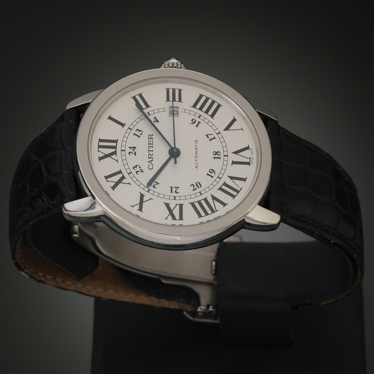 CARTIER(USED)까르띠에 롱드 솔로 42 오토 W6701010