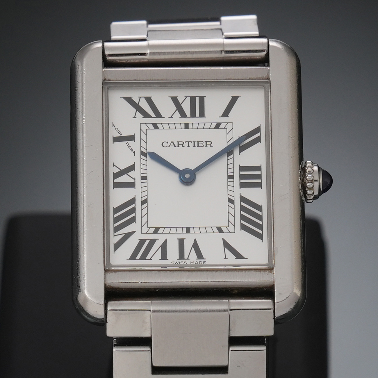 CARTIER(USED)까르띠에 탱크 솔로 스틸 스몰 W5200013