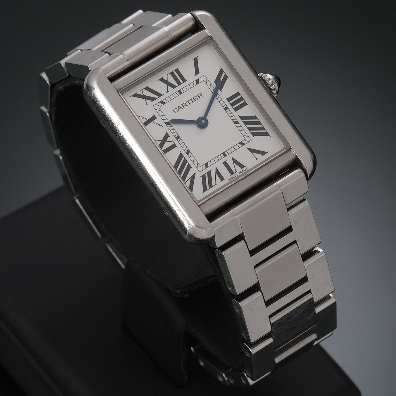 CARTIER(USED)까르띠에 탱크 솔로 스틸 스몰 W5200013