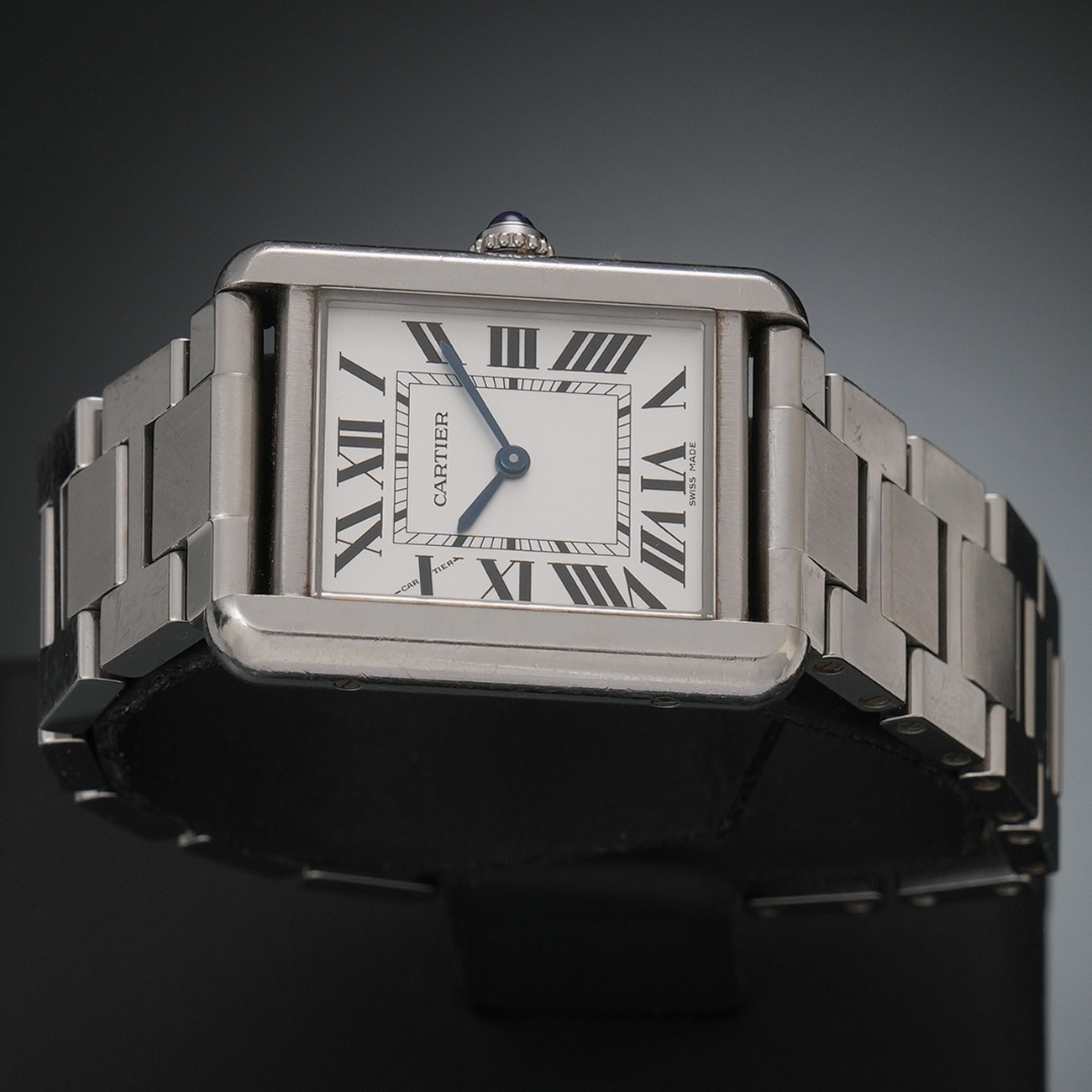 CARTIER(USED)까르띠에 탱크 솔로 스틸 스몰 W5200013