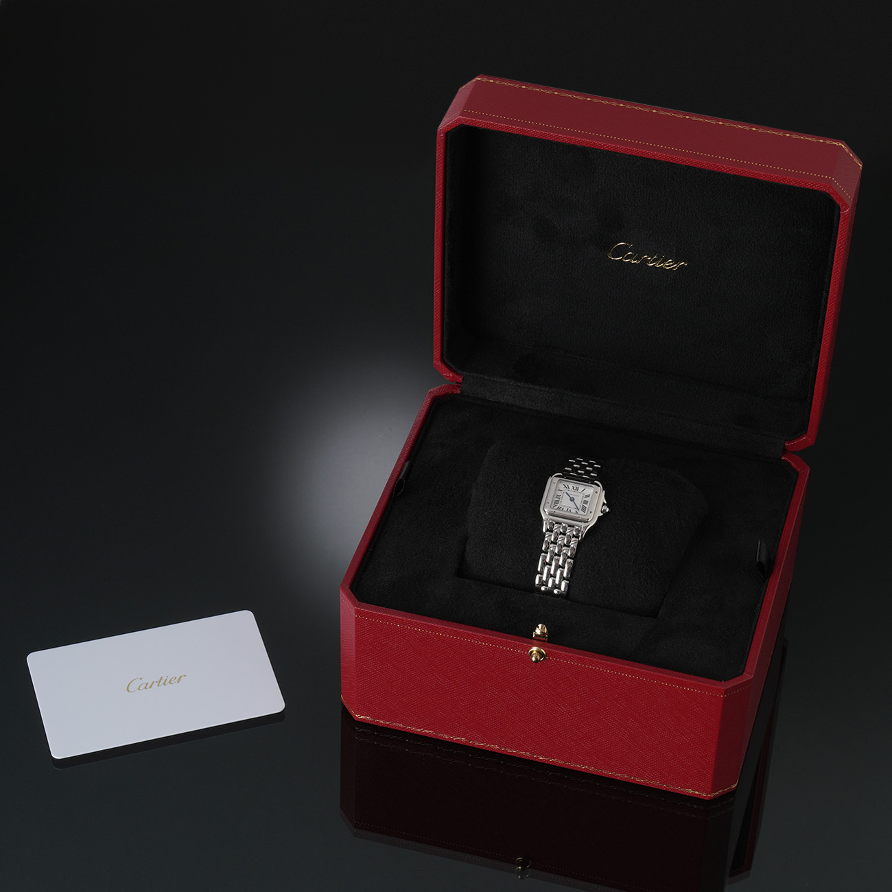 CARTIER(NEW)까르띠에 팬더 드 까르띠에 스틸 스몰 WSPN0013